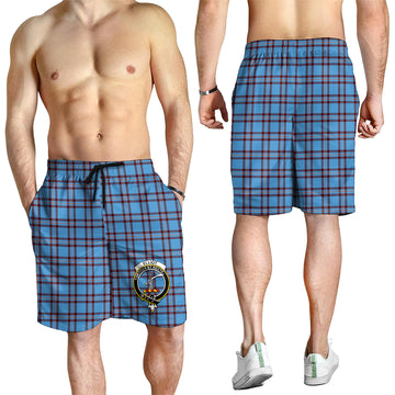 Elliot Ancient Tartan Mens Shorts with Family Crest