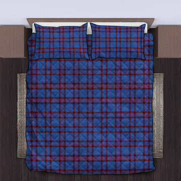 Elliot Modern Tartan Quilt Bed Set