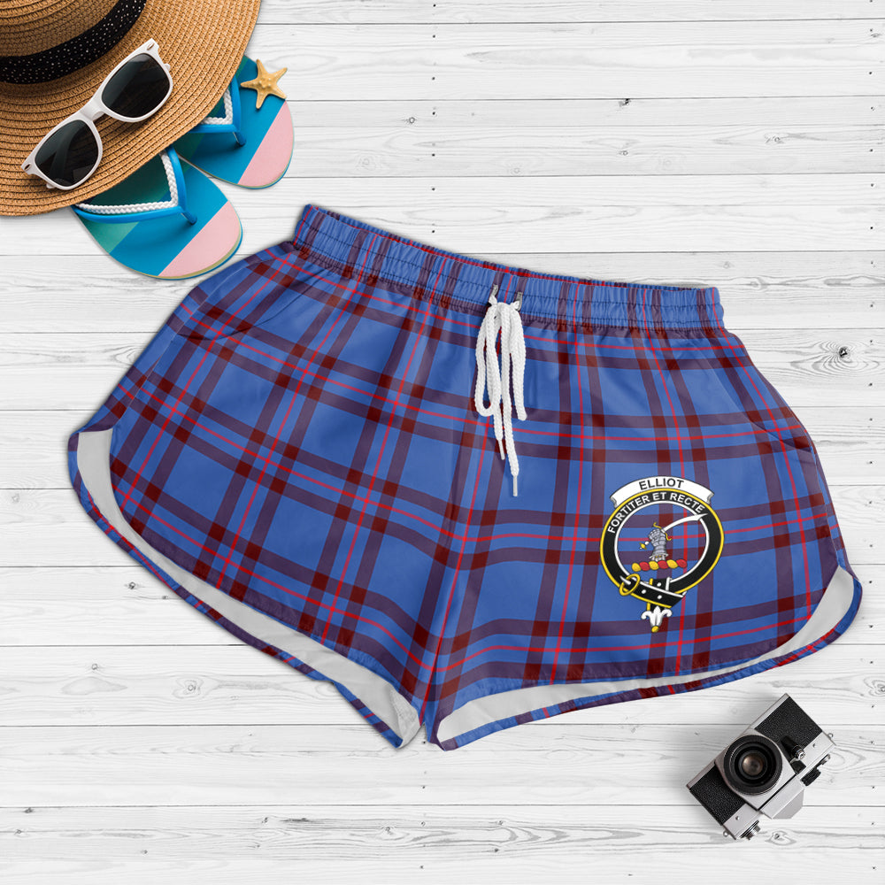 elliot-modern-tartan-womens-shorts-with-family-crest