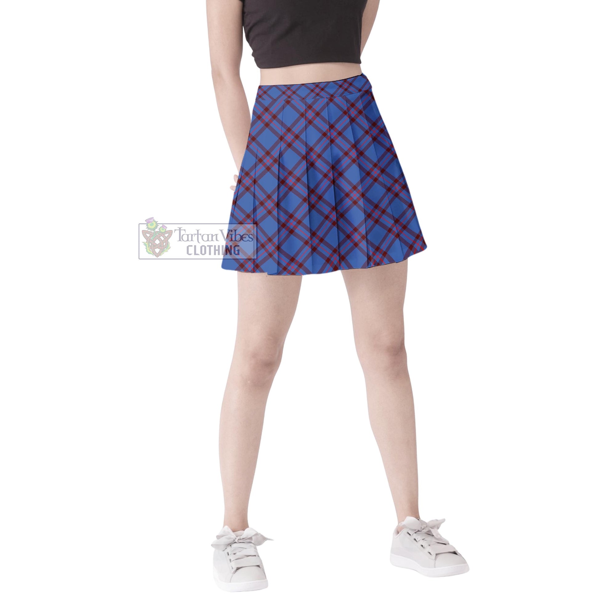 Tartan Vibes Clothing Elliot Modern Tartan Women's Plated Mini Skirt