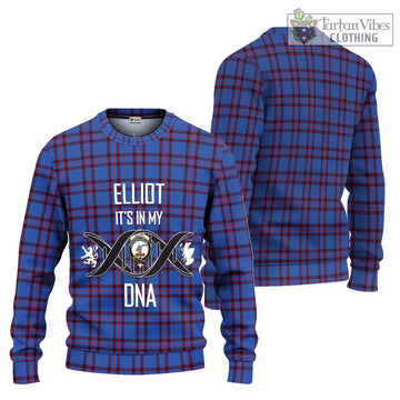 Elliot Modern Tartan Ugly Sweater with Family Crest DNA In Me Style