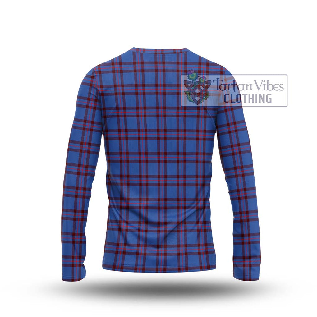 Elliot Modern Tartan Long Sleeve T-Shirt with Family Crest DNA In Me Style - Tartanvibesclothing Shop