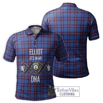 Elliot Modern Tartan Polo Shirt with Family Crest DNA In Me Style