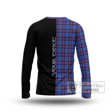 Elliot Modern Tartan Long Sleeve T-Shirt with Family Crest and Half Of Me Style