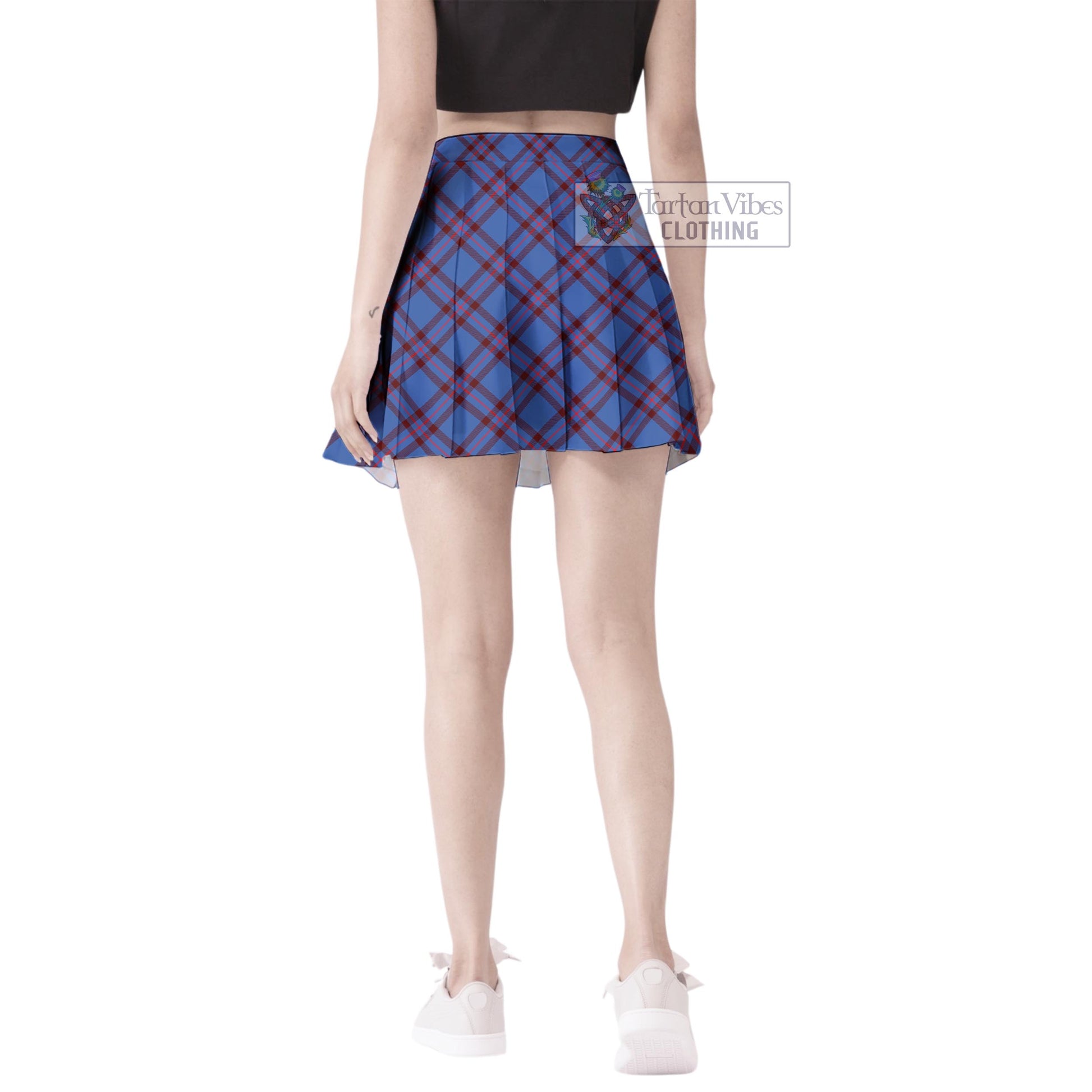 Tartan Vibes Clothing Elliot Modern Tartan Women's Plated Mini Skirt