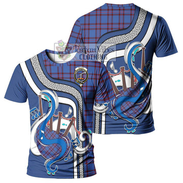 Elliot Modern Tartan T-Shirt with Epic Bagpipe Style