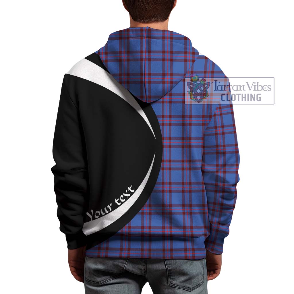 Tartan Vibes Clothing Elliot Modern Tartan Hoodie with Family Crest Circle Style