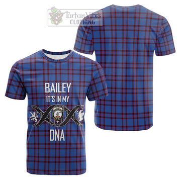 Elliot Modern Tartan Cotton T-shirt with Family Crest DNA In Me Style