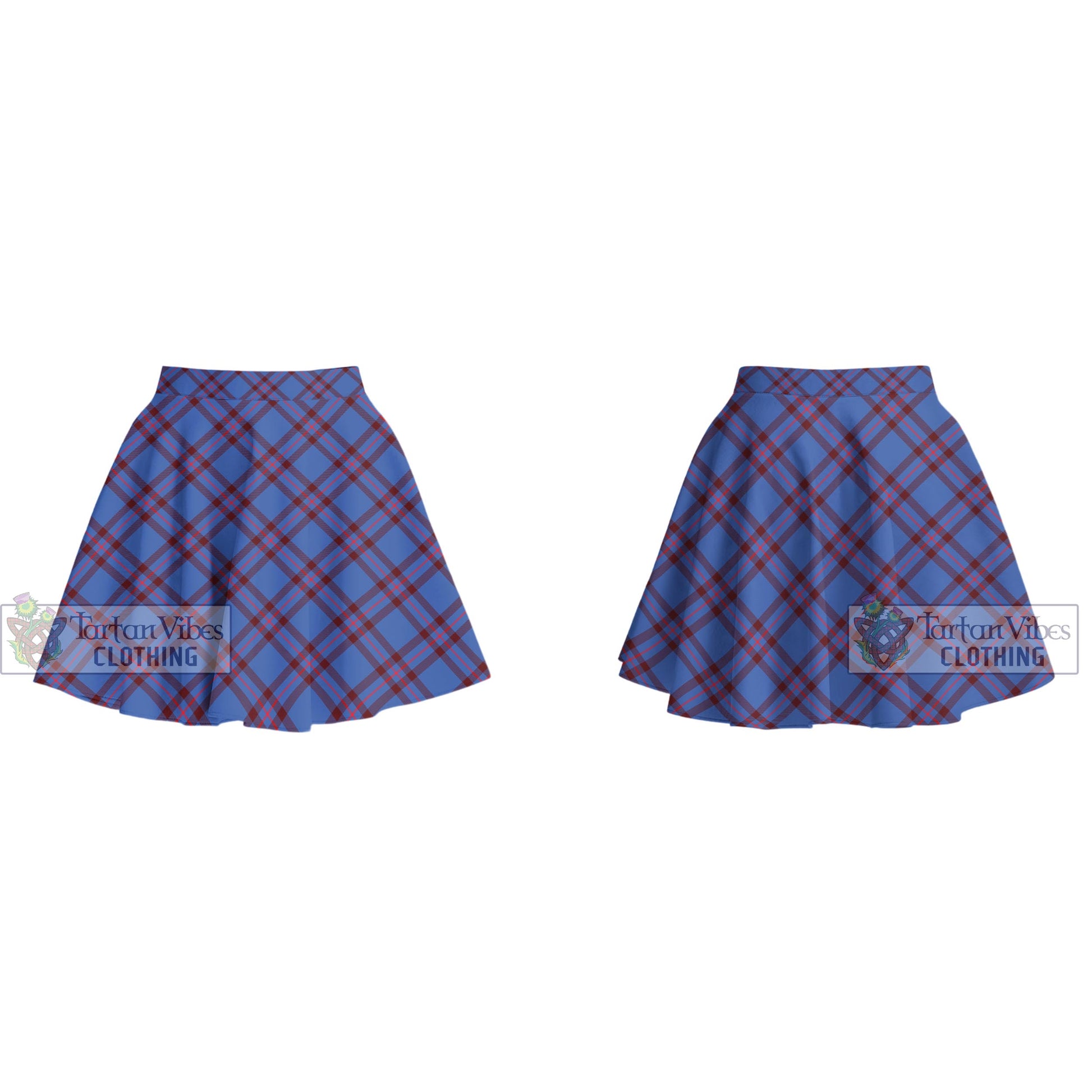 Tartan Vibes Clothing Elliot Modern Tartan Women's Plated Mini Skirt