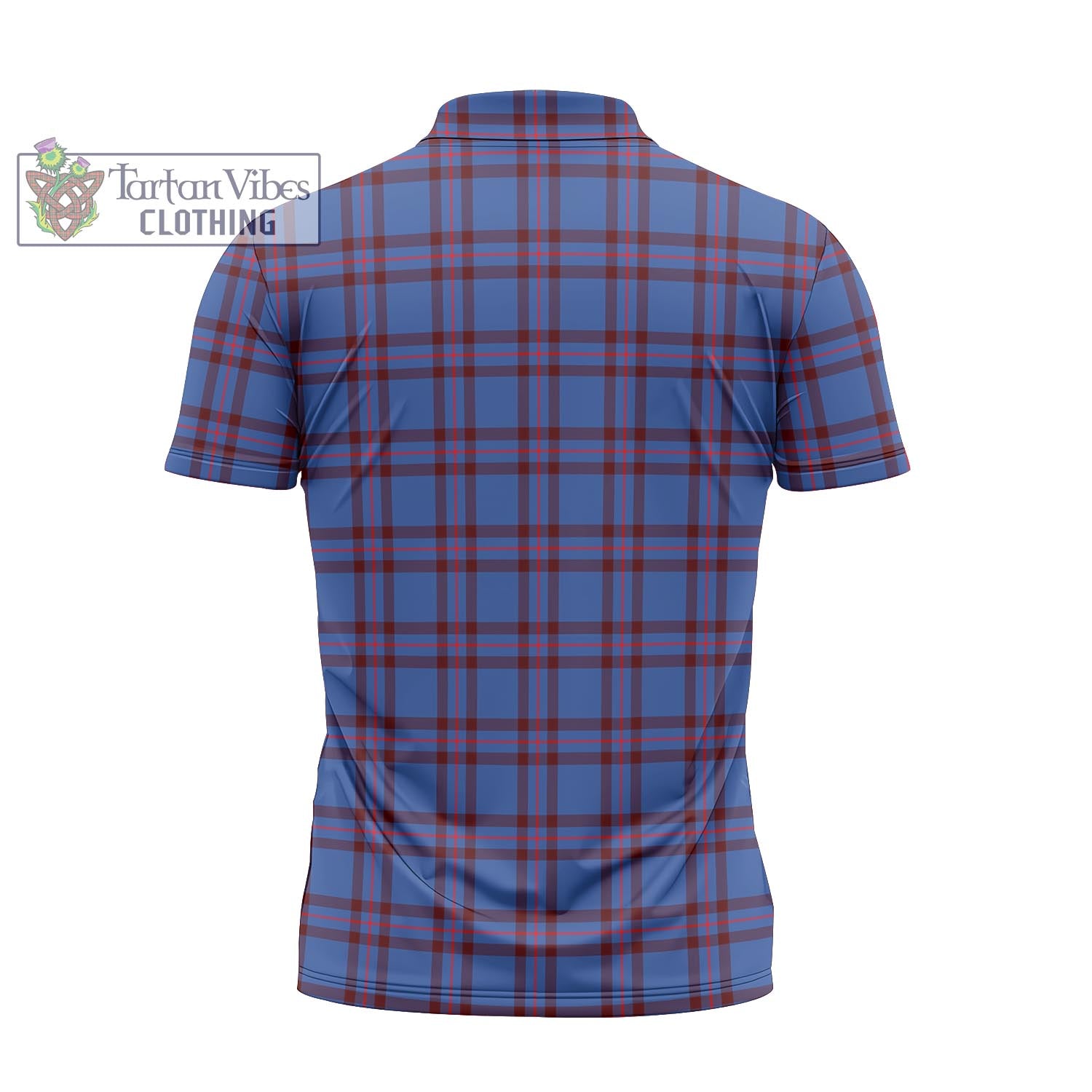 Tartan Vibes Clothing Elliot Modern Tartan Zipper Polo Shirt