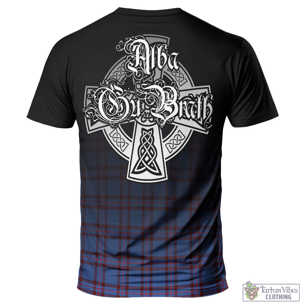 Tartan Vibes Clothing Elliot Modern Tartan T-Shirt Featuring Alba Gu Brath Family Crest Celtic Inspired