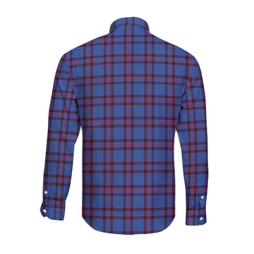 Elliot Modern Tartan Long Sleeve Button Up Shirt with Family Crest