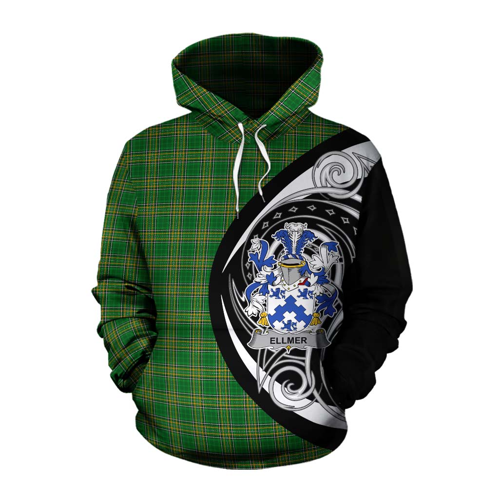 Ellmer Irish Clan Cotton Hoodie Celtic Circle Style Pullover Hoodie XS - Tartan Vibes Clothing