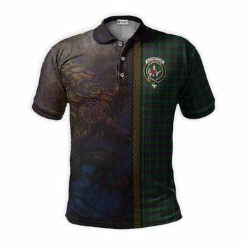 Elphinstone Tartan Family Crest Polo Shirt Alba Gu Brath Be Brave Lion Ancient Style Kid - Tartan Vibes Clothing