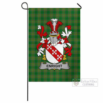 Enright Irish Clan Tartan Flag with Coat of Arms