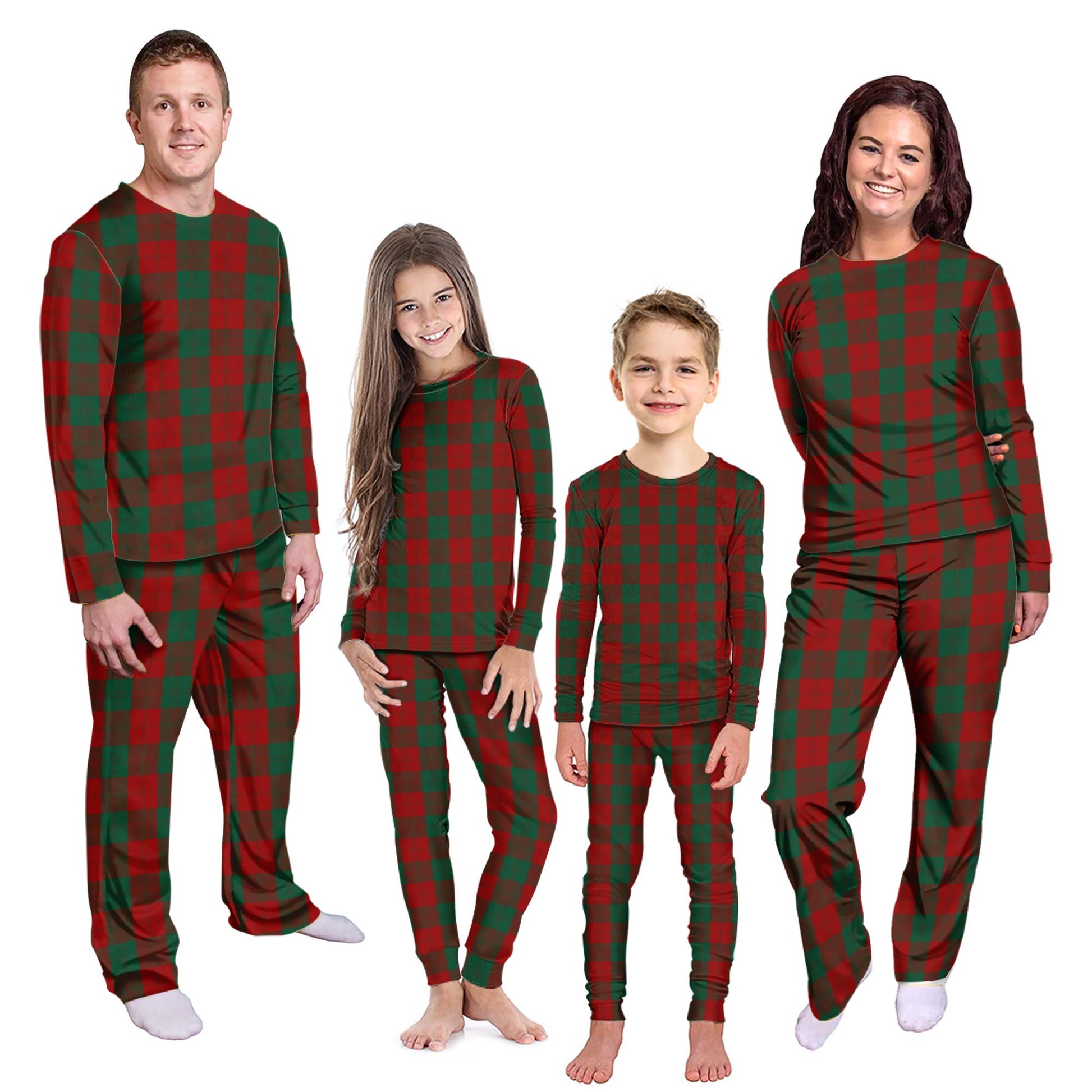 Erskine Tartan Pajamas Family Set Kid - Tartan Vibes Clothing