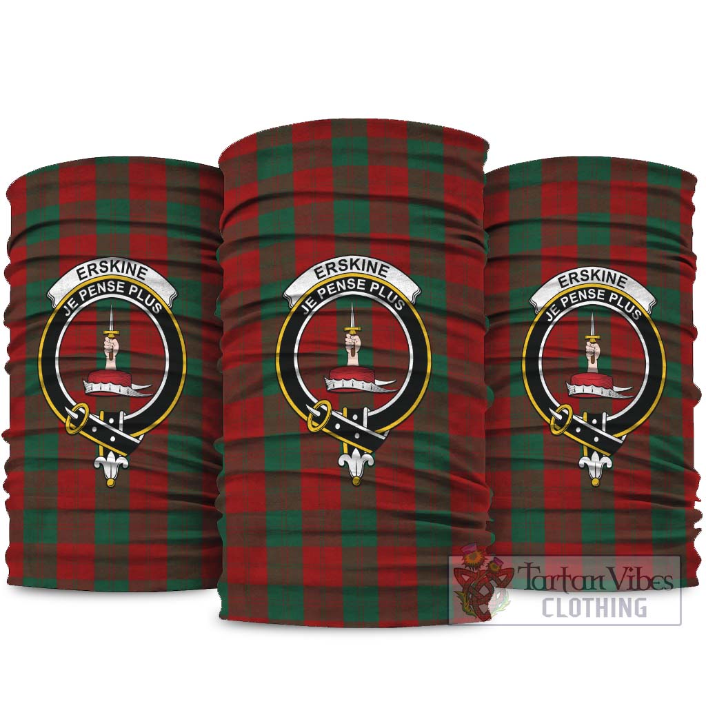 Erskine Tartan Neck Gaiters, Tartan Bandanas, Tartan Head Band with Family Crest