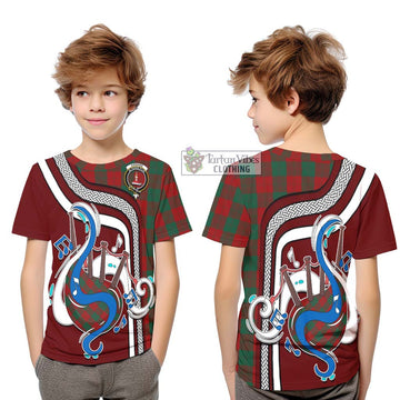 Erskine Tartan Kid T-Shirt with Epic Bagpipe Style