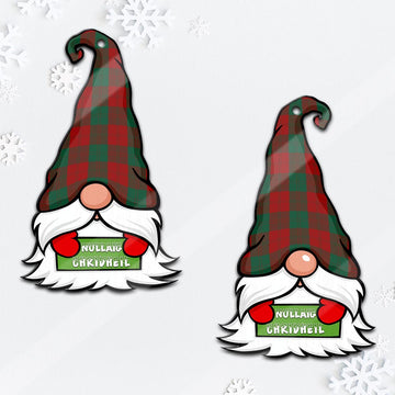 Erskine Gnome Christmas Ornament with His Tartan Christmas Hat