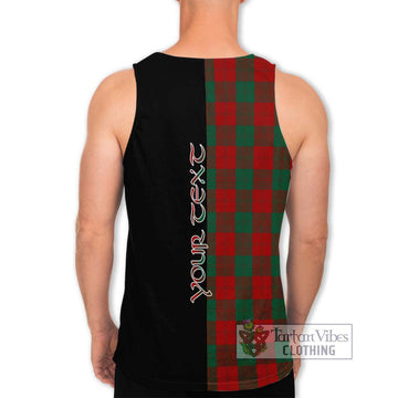 Erskine Tartan Men's Tank Top with Family Crest and Half Of Me Style