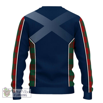 Erskine Tartan Ugly Sweater with Family Crest and Lion Rampant Vibes Sport Style