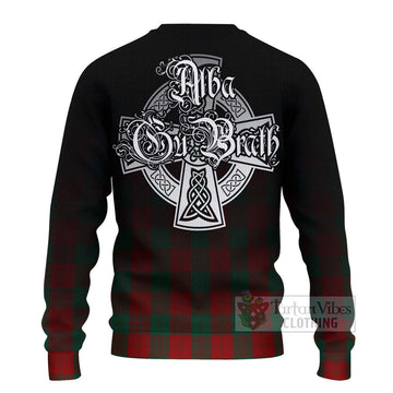 Erskine Tartan Ugly Sweater Featuring Alba Gu Brath Family Crest Celtic Inspired