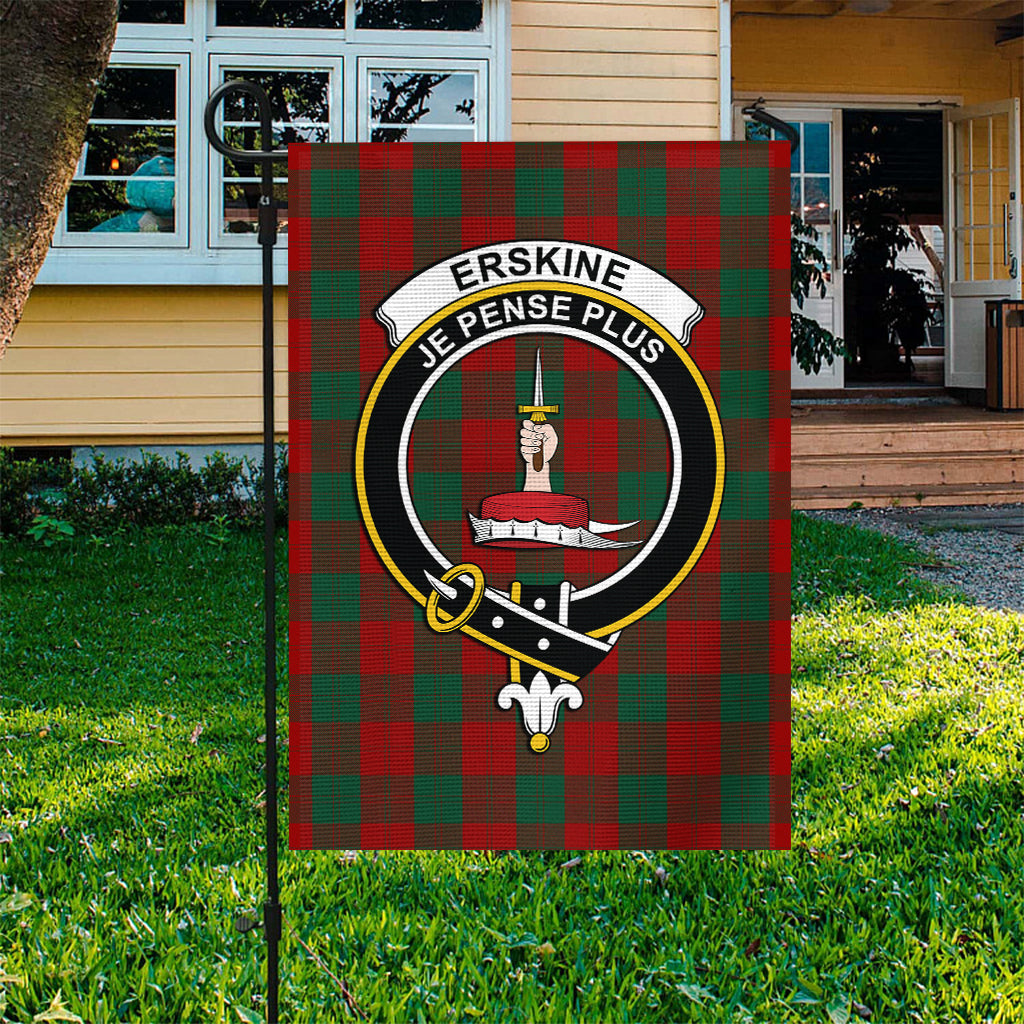 Erskine Tartan Flag with Family Crest - Tartan Vibes Clothing