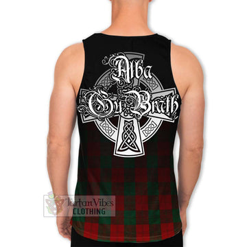 Erskine Tartan Men's Tank Top Featuring Alba Gu Brath Family Crest Celtic Inspired