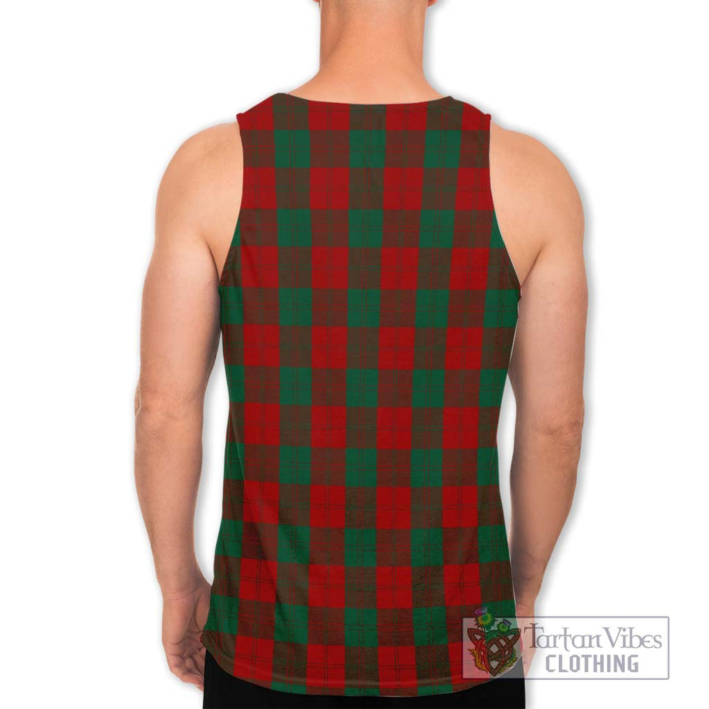 Erskine Tartan Men's Tank Top with Family Crest DNA In Me Style - Tartanvibesclothing Shop