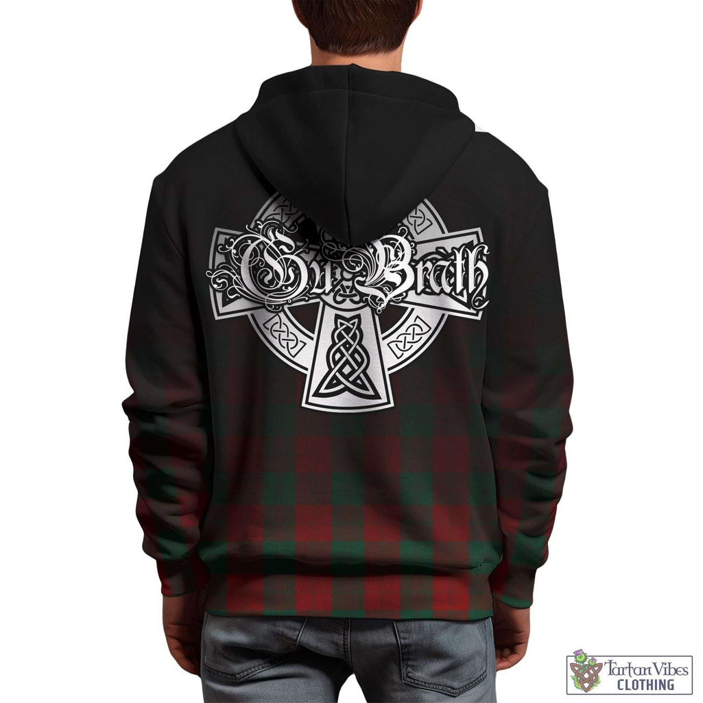 Tartan Vibes Clothing Erskine Tartan Hoodie Featuring Alba Gu Brath Family Crest Celtic Inspired