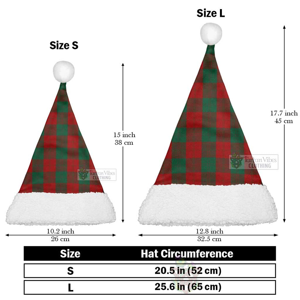Erskine Tartan Christmas Santa Hats Christmas Hat L 25.6in (65cm) - Tartan Vibes Clothing