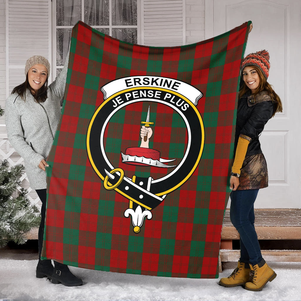 erskine-tartab-blanket-with-family-crest