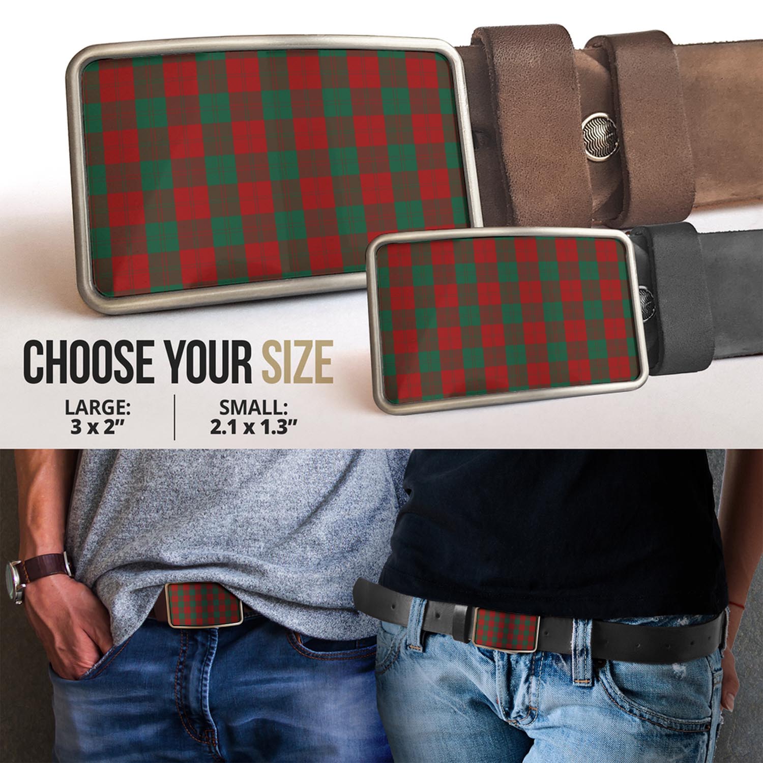 Erskine Tartan Belt Buckles - Tartanvibesclothing