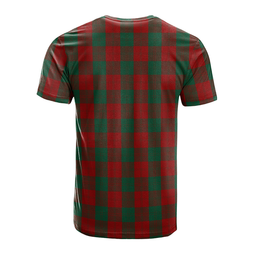 Erskine Tartan T-Shirt with Family Crest - Tartan Vibes Clothing