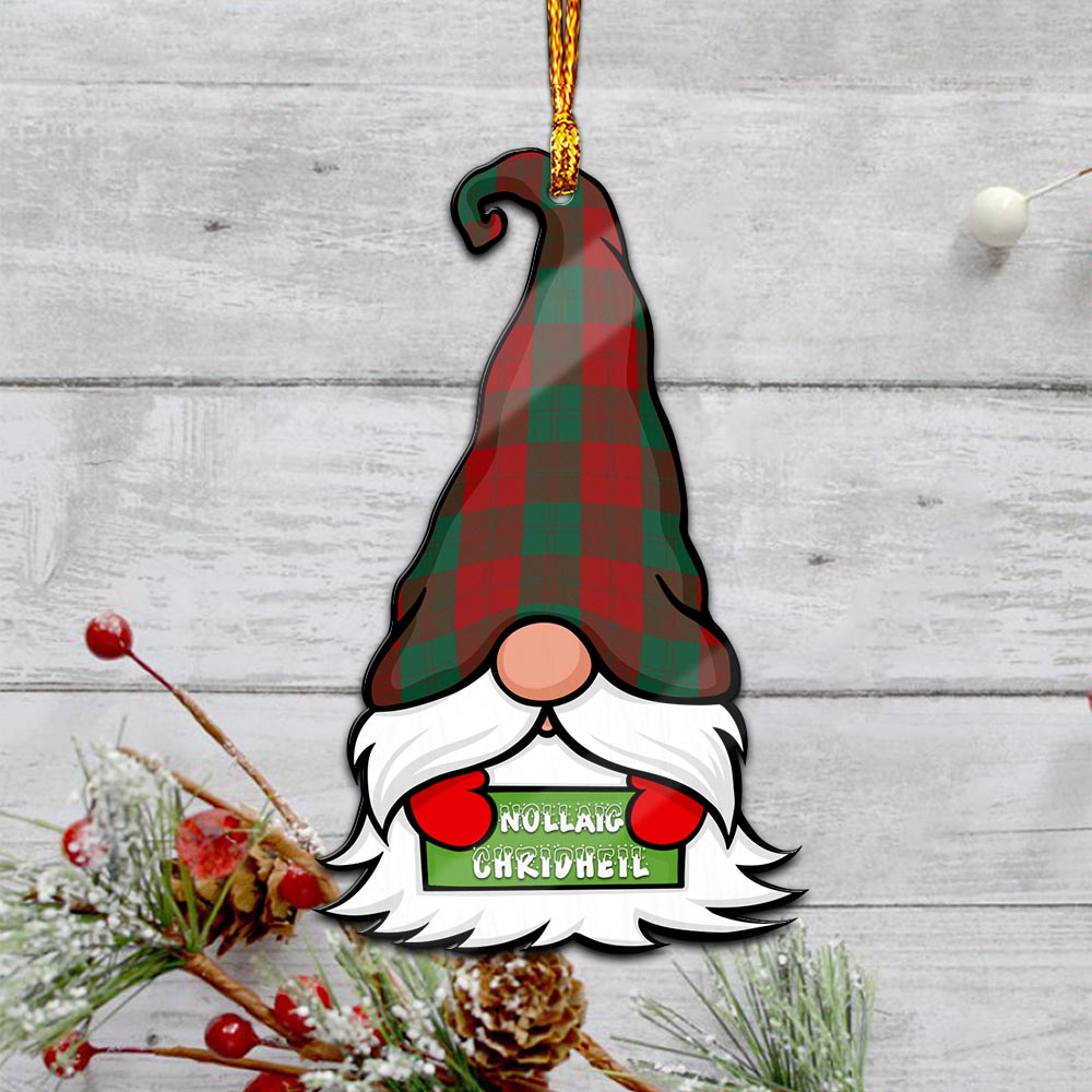 Erskine Gnome Christmas Ornament with His Tartan Christmas Hat - Tartan Vibes Clothing