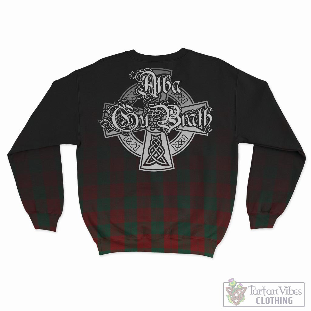 Tartan Vibes Clothing Erskine Tartan Sweatshirt Featuring Alba Gu Brath Family Crest Celtic Inspired