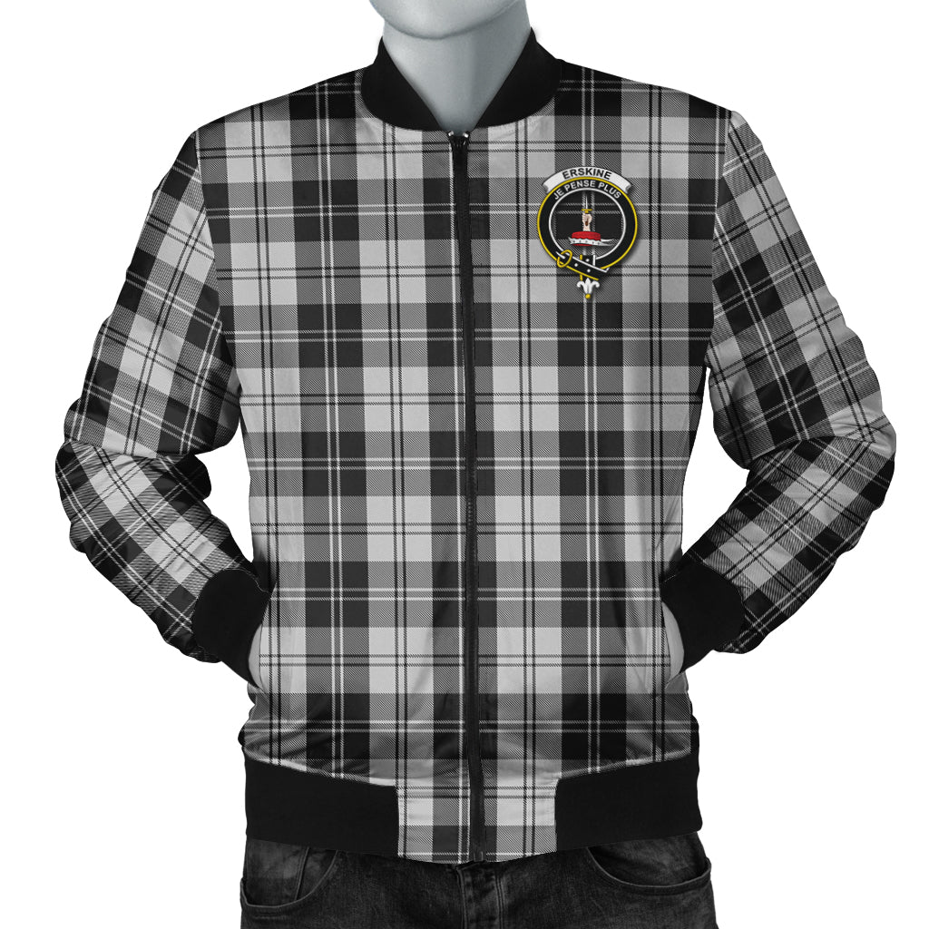 erskine-black-and-white-tartan-bomber-jacket-with-family-crest