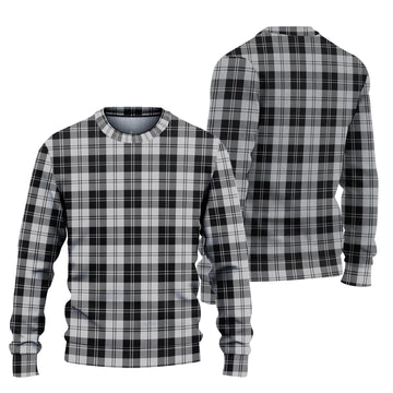 Erskine Black and White Tartan Ugly Sweater