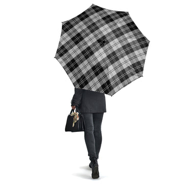 Erskine Black and White Tartan Umbrella