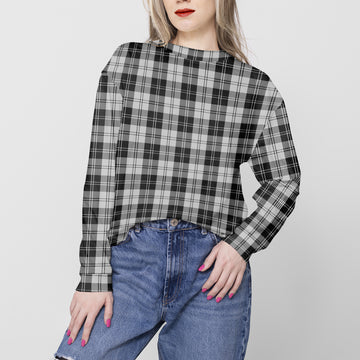 Erskine Black and White Tartan Sweatshirt