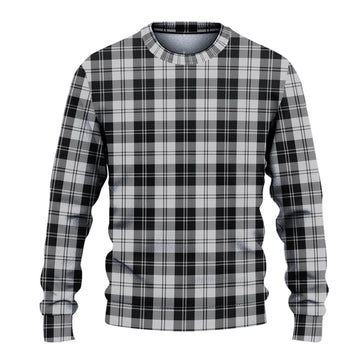 Erskine Black and White Tartan Ugly Sweater