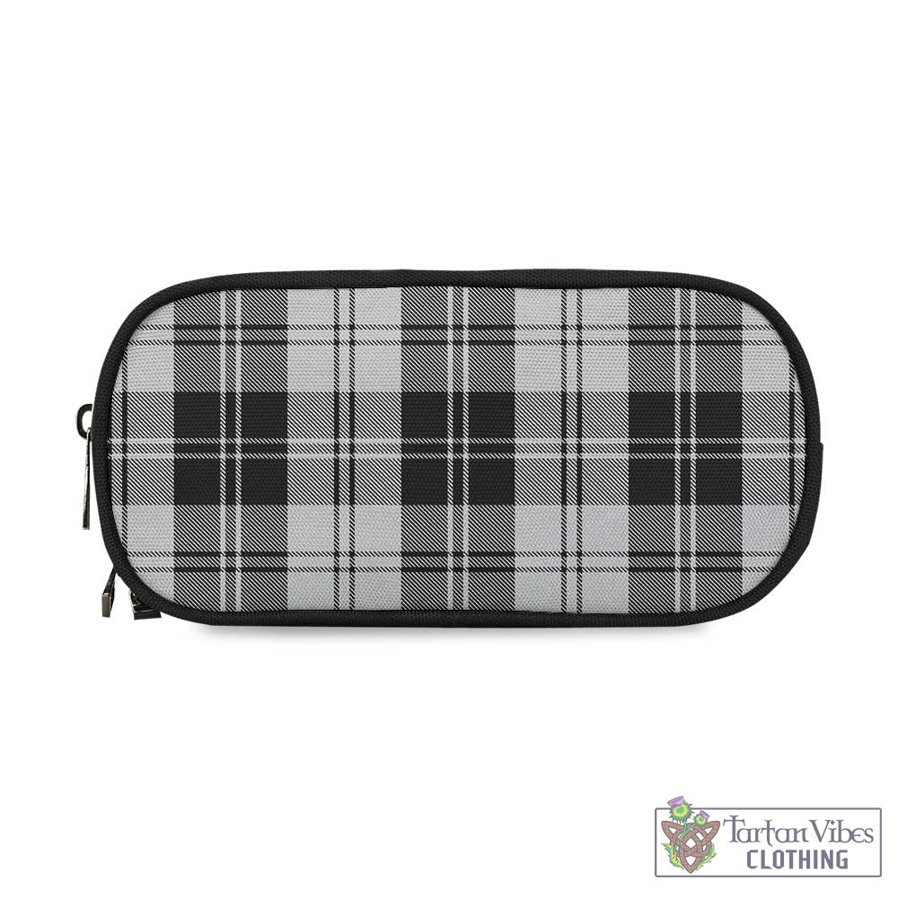 Tartan Vibes Clothing Erskine Black and White Tartan Pen and Pencil Case