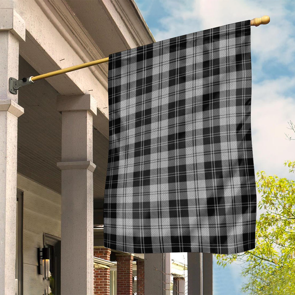 Erskine Black and White Tartan Flag - Tartan Vibes Clothing