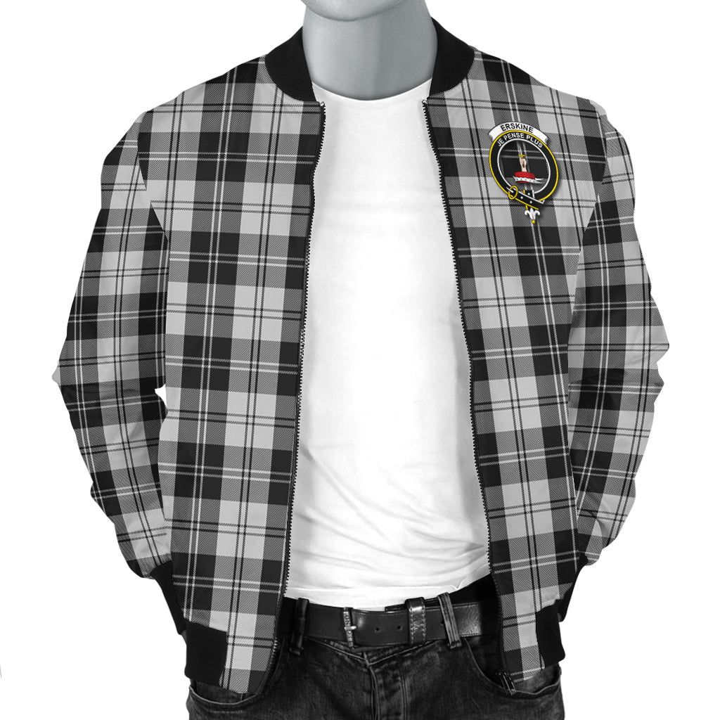 erskine-black-and-white-tartan-bomber-jacket-with-family-crest