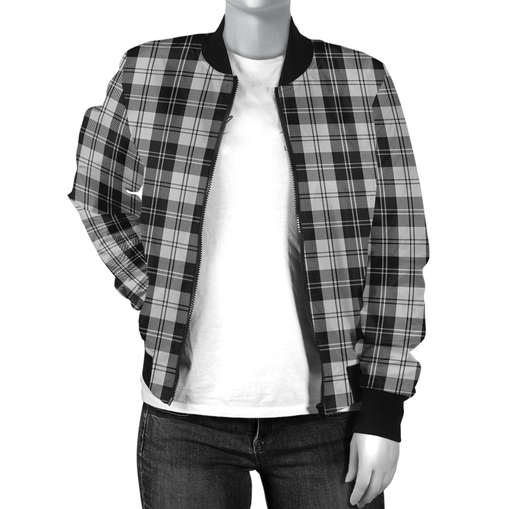 erskine-black-and-white-tartan-bomber-jacket