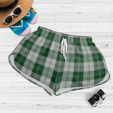 Erskine Green Tartan Womens Shorts