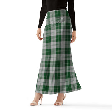 Erskine Green Tartan Womens Full Length Skirt