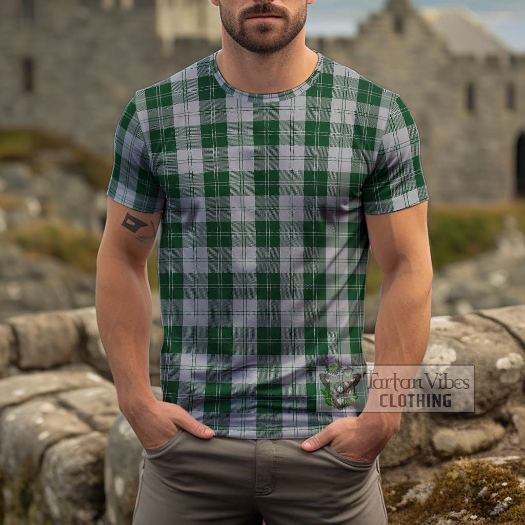 Erskine Green Tartan Cotton T-Shirt Men's Shirt - Tartanvibesclothing Shop