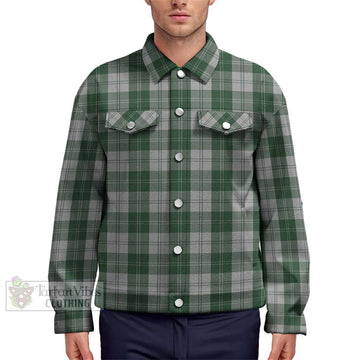 Erskine Green Tartan Unisex Lapel Cotton Jacket