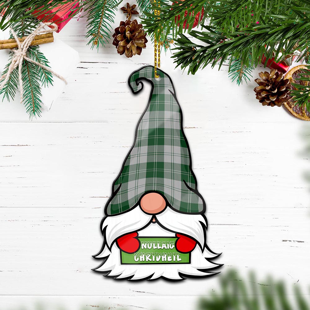 Erskine Green Gnome Christmas Ornament with His Tartan Christmas Hat - Tartan Vibes Clothing